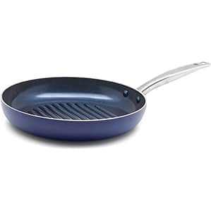 Blue Diamond ceramic nonstick round grill pan