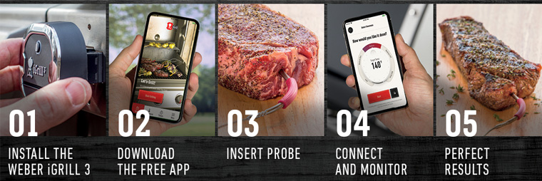 iGrill 3 app-connected thermometer